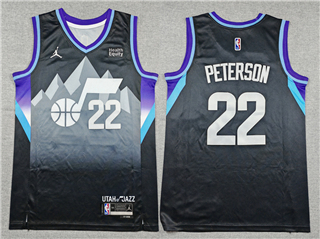 Utah Jazz #22 Darryn Peterson 2026-27 Black Statement Edition Swingman Jersey