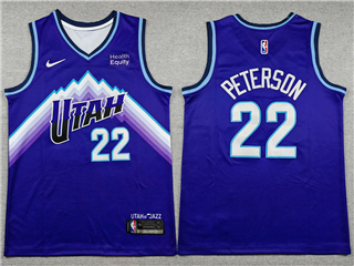 Utah Jazz #22 Darryn Peterson Purple Swingman Jersey