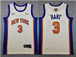 New York Knicks #3 Josh Hart Cream City 2026 NBA Finals Patch Swingman Jersey