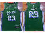 Detroit Pistons #23 Jaden Ivey 2022-23 Green City Edition Swingman Jersey