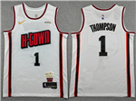 Houston Rockets #1 Amen Thompson 2024-25 White City Edition Swingman Jersey