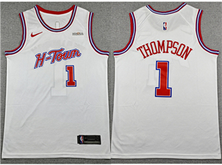 Houston Rockets #1 Amen Thompson 2025-26 White City Edition Swingman Jersey