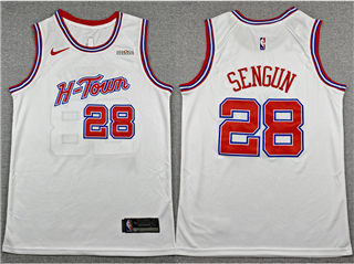 Houston Rockets #28 Alperen Sengun 2022-26 White City Edition Swingman Jersey
