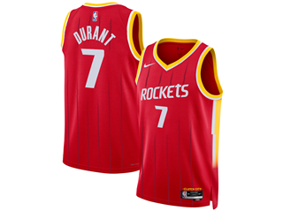 Houston Rockets #7 Kevin Durant 2026-27 Red Swingman Jersey