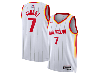 Houston Rockets #7 Kevin Durant 2026-27 White Swingman Jersey
