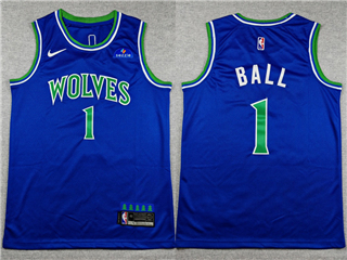 Minnesota Timberwolves #1 LaMelo Ball 2026-27 Blue Swingman Jersey