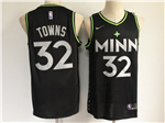 Minnesota Timberwolves #32 Karl-Anthony Towns 2020-21 Black City Edition Swingman Jersey