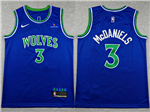 Minnesota Timberwolves #3 Jaden McDaniels 2026-27 Blue Swingman Jersey