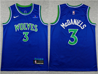 Minnesota Timberwolves #3 Jaden McDaniels 2026-27 Blue Swingman Jersey