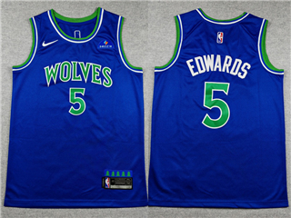 Minnesota Timberwolves #5 Anthony Edwards 2026-27 Blue Swingman Jersey