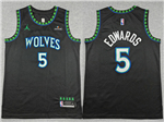 Minnesota Timberwolves #5 Anthony Edwards 2026-27 Black Statement Swingman Jersey