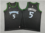 Minnesota Timberwolves #5 Anthony Edwards Youth 2025-26 Black Classic Swingman Jersey