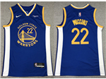 Golden State Warriors #22 Andrew Wiggins Blue Swingman Jersey