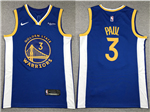 Golden State Warriors #3 Chris Paul Blue Swingman Jersey