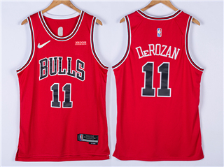 Chicago Bulls #11 DeMar DeRozan Red Swingman Jersey