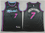 Miami Heat #7 Giannis Antetokounmpo 2025-26 Black City Edition Swingman Jersey