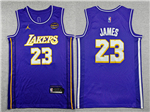 Los Angeles Lakers #23 Lebron James 2025-26 Purple Statement Swingman Jersey