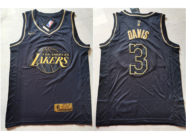 anthony davis lakers black jersey