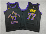 Los Angeles Lakers #77 Luka Doncic Youth 2023-24 Black City Edition Swingman Jersey