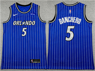 Orlando Magic #5 Paolo Banchero Royal Blue Swingman Jersey