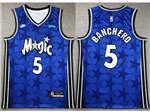 Orlando Magic #5 Paolo Banchero 2023-24 Blue Classic Edition Swingman Jersey