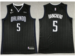 Orlando Magic #5 Paolo Banchero 2022-23 Black City Edition Swingman Jersey