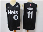 Brooklyn Nets #11 Kyrie Irving 2020-21 Black Earned Edition Swingman Jersey