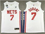 Brooklyn Nets #7 Kevin Durant 2022-23 White Classic Edition Swingman Jersey