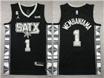 San Antonio Spurs #1 Victor Wembanyama 2022-23 Black Statement Edition Swingman Jersey