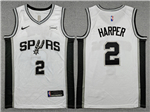 San Antonio Spurs #2 Dylan Harper White Swingman Jersey