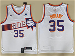 Phoenix Suns #35 Kevin Durant 2023-24 New White Swingman Jersey