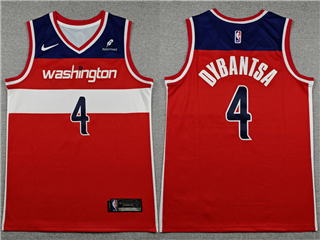 Washington Wizards #4 AJ Dybantsa Red Swingman Jersey