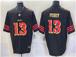 San Francisco 49ers #13 Brock Purdy Black Rivalries Vapor F.U.S.E. Limited Jersey