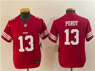 San Francisco 49ers #23 Christian McCaffrey Youth Red Vapor F.U.S.E. Limited Jersey