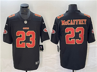 San Francisco 49ers #23 Christian McCaffrey Carbon Black Fashion Limited Jersey
