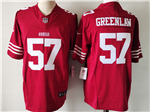 San Francisco 49ers #57 Dre Greenlaw Red Vapor F.U.S.E. Limited Jersey