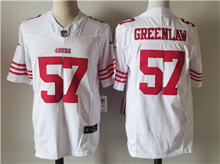 San Francisco 49ers #57 Dre Greenlaw White Vapor F.U.S.E. Limited Jersey