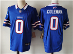 Buffalo Bills #0 Keon Coleman Blue Vapor F.U.S.E. Limited Jersey