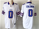 Buffalo Bills #0 Keon Coleman White Vapor F.U.S.E. Limited Jersey