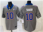 Buffalo Bills #10 Khalil Shakir 2026 Alternate Gray Vapor F.U.S.E. Limited Jersey