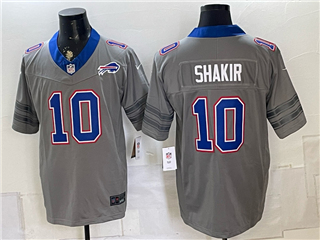 Buffalo Bills #10 Khalil Shakir 2026 Alternate Gray Vapor F.U.S.E. Limited Jersey