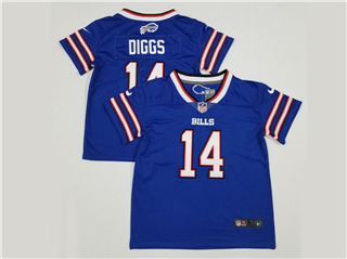 Buffalo Bills #14 Stefon Diggs Toddler Blue Vapor Limited Jersey