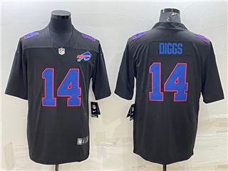 Buffalo Bills #14 Stefon Diggs Black Vapor Limited Jersey