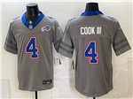 Buffalo Bills #4 James Cook III 2026 Alternate Gray Vapor F.U.S.E. Limited Jersey