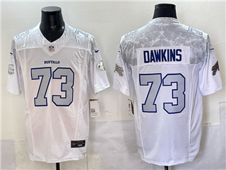 Buffalo Bills #73 Dion Dawkins White Rivalries Vapor F.U.S.E. Limited Jersey