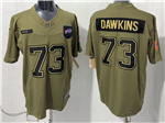 Buffalo Bills #73 Dion Dawkins Olive 2025 Salute To Service Limited Jersey