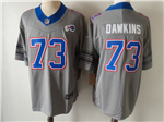 Buffalo Bills #73 Dion Dawkins 2026 Alternate Gray Vapor F.U.S.E. Limited Jersey