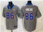 Buffalo Bills #86 Dalton Kincaid 2026 Alternate Gray Vapor F.U.S.E. Limited Jersey