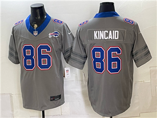 Buffalo Bills #86 Dalton Kincaid 2026 Alternate Gray Vapor F.U.S.E. Limited Jersey