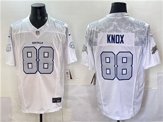 Buffalo Bills #88 Dawson Knox White Rivalries Vapor F.U.S.E. Limited Jersey